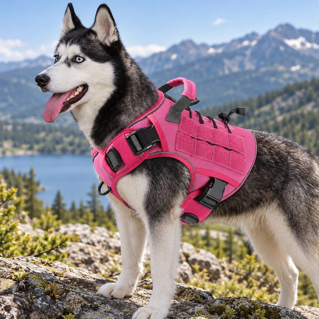 Harnais tactique chien