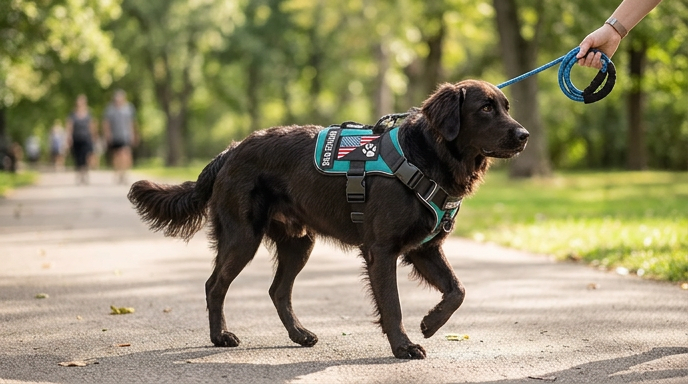 Harnais Anti-Évasion Réfléchissant pour Chien