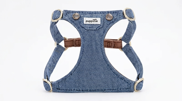Harnais Laisse Doux Chiot Anti-Traction
