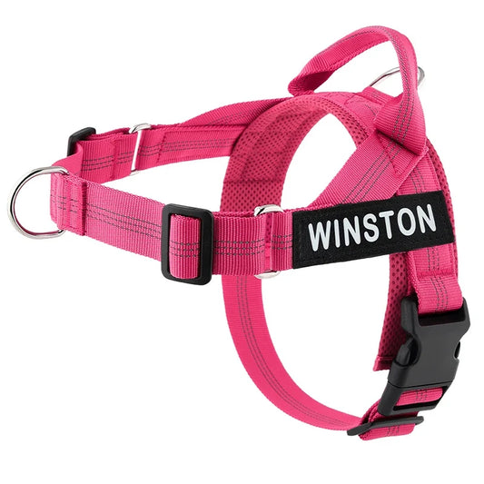 Harnais Chien Anti-Traction Personnalisable